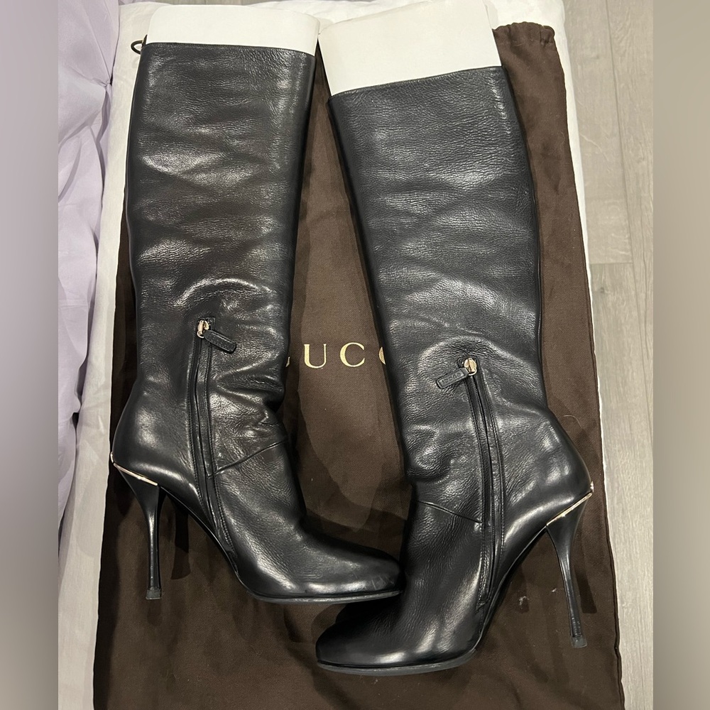 Gucci Leather Boots